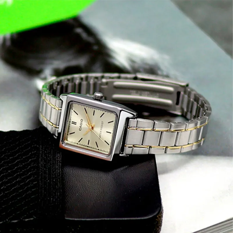 Casio Enticer Two-tone Fashion Ladies Watch- LTP-V007SG-9B